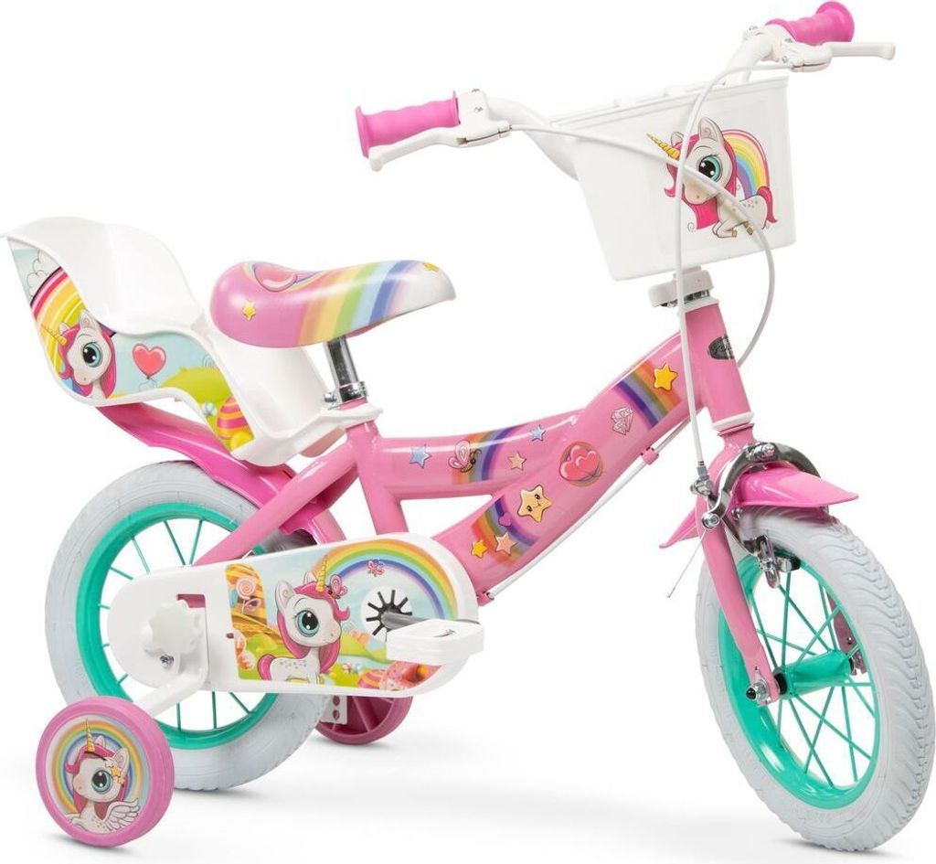 12 Zoll Kinder Fahrrad Unicorn Mädchenfahrrad Rad Bike Einhorn 12219