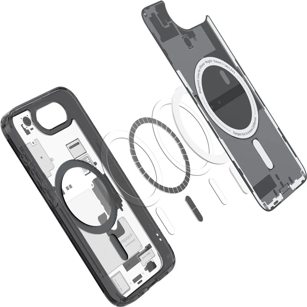 Protection iPhone 16E Coque Transparente MagSafe Spigen Ultra Hybrid - 9