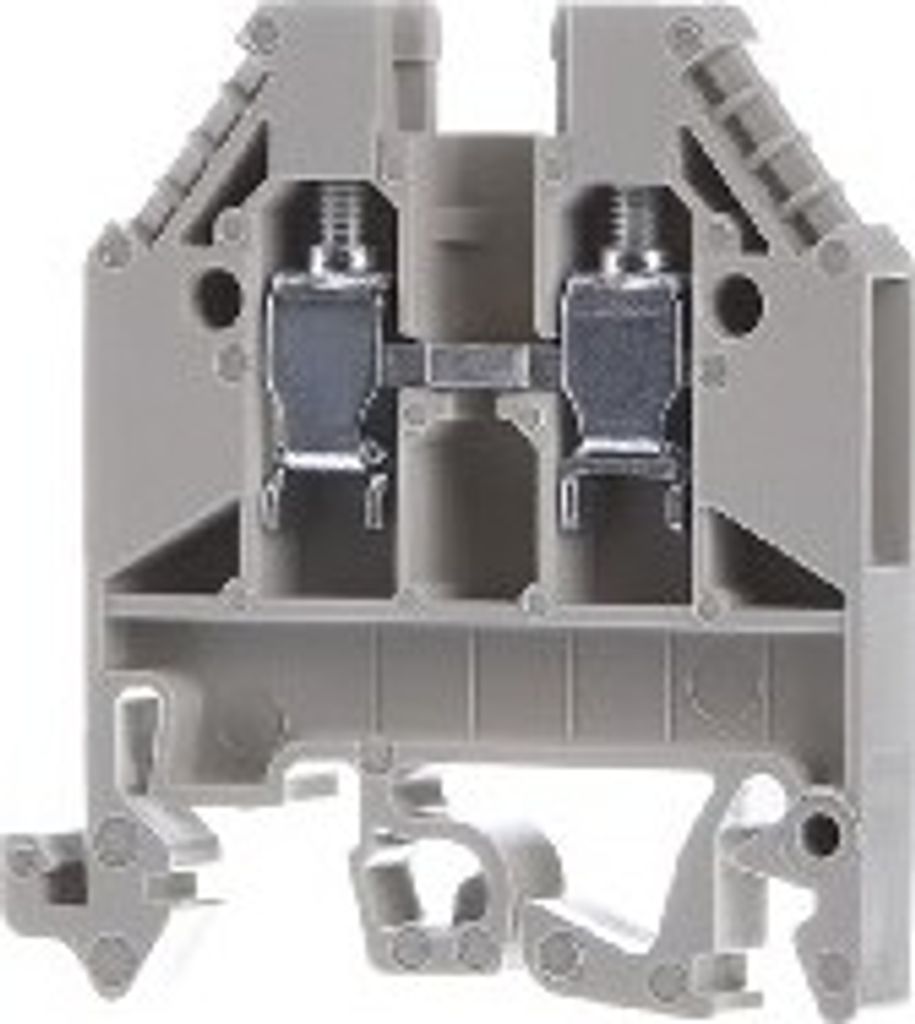 HAGER Durchgangsklemme-Phase 4mm?, 800V-32A, Schraubtechnik