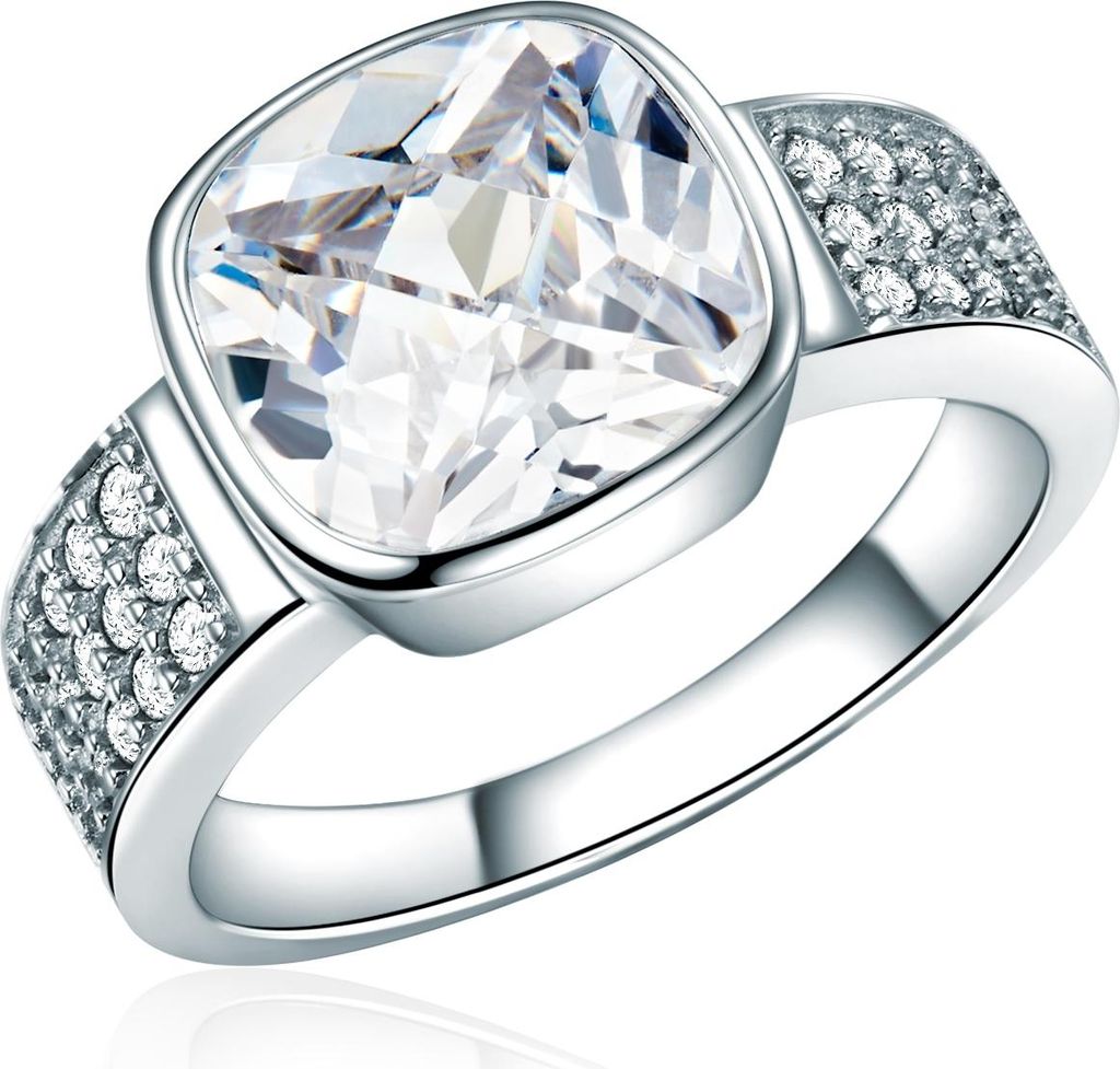 Ring Sterling Silber Zirkonia weiß 60