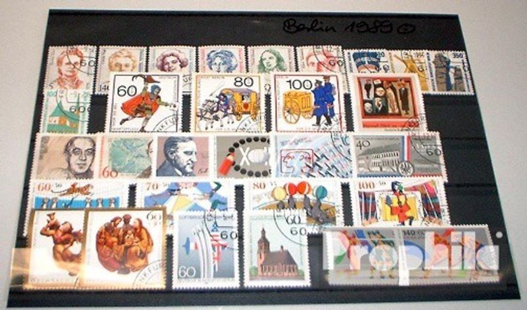 Briefmarken Berlin (West) 1989 1989 ohne 834 C und D Produktbild 