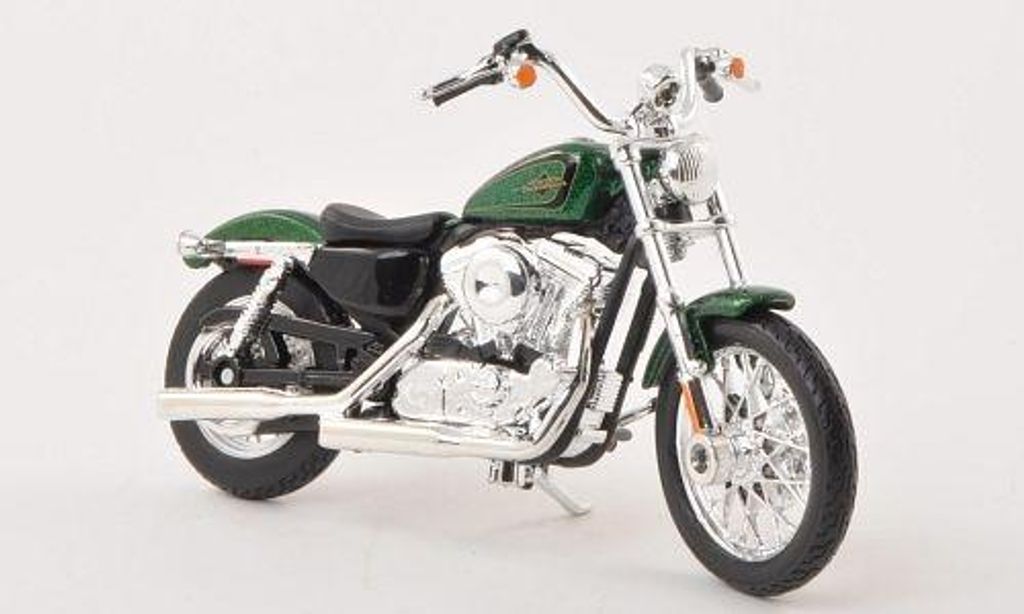 Maisto MAI20-13078GREEN - 1/18 - Harley Davidson XL 1200V Seventy-Two, grün 2012