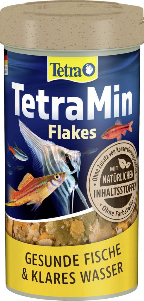 TetraMin Zierfischfutter Flakes 250 ml Produktbild 