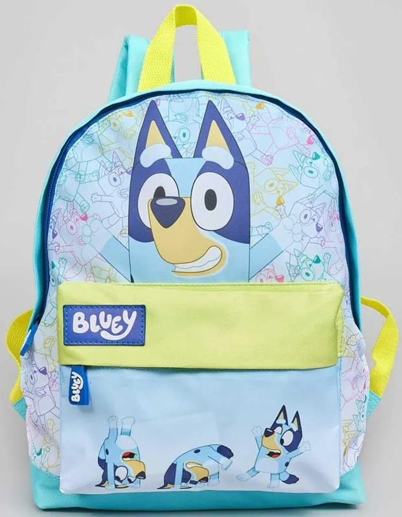 Bluey sac à dos enfant 30 cm en polyester avec motif cartoon officiel