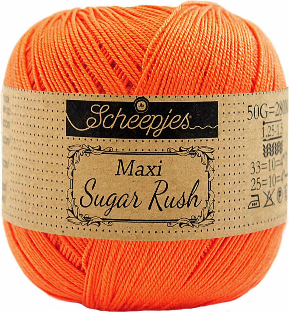 Scheepjes Maxi Sugar Rush 50g (189) Royal Orange
