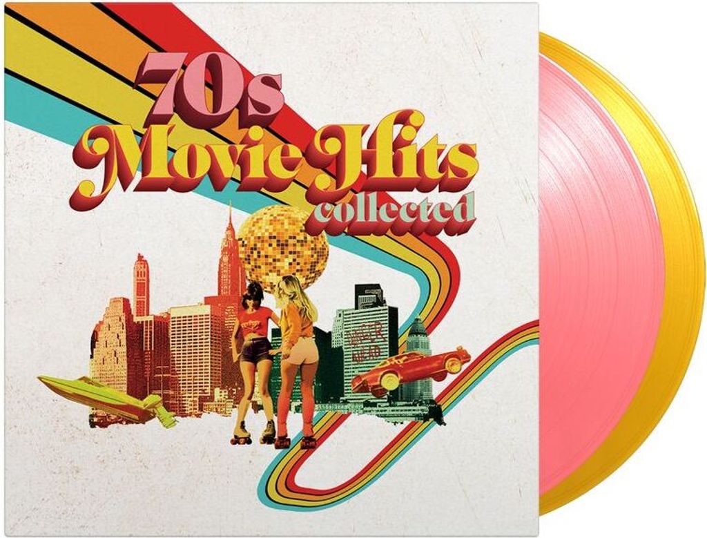 Various Artists: 70's Movie Hits Collected (180g) (Limited Numbered Edition) (Pink & Yellow Vinyl)