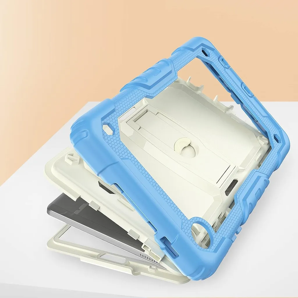 Custodia per iPad Mini 5/4 7,9" con supporto e tracolla Blu - 3