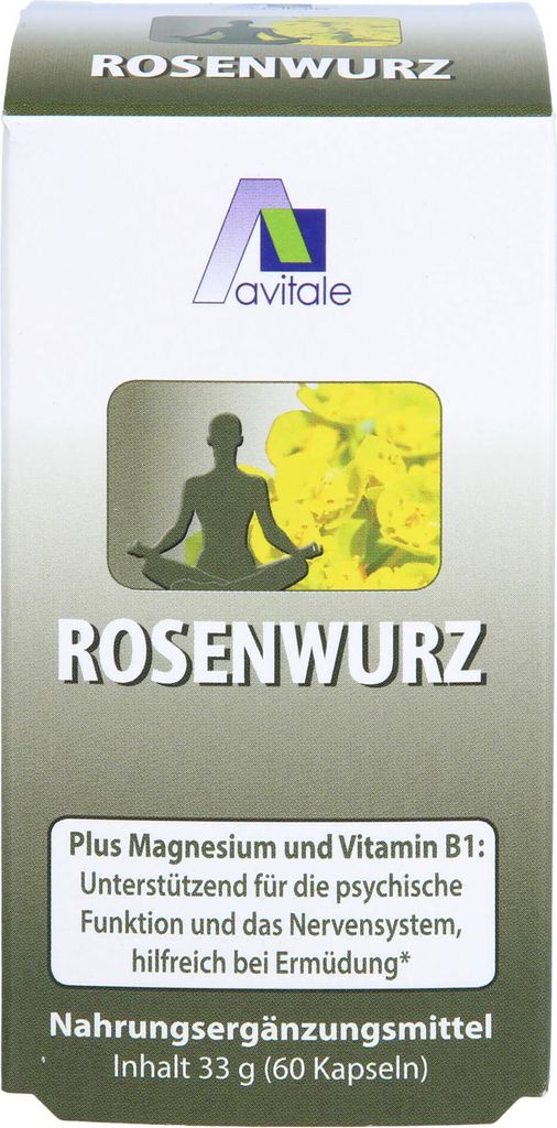 Avitale Rosenwurz Kapseln 200 mg, 60 Stück, 1er Pack (1 x 33 g)