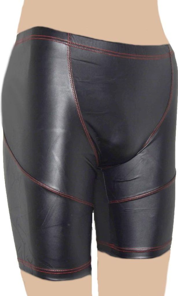 Men fitness leather pants leather Longpants