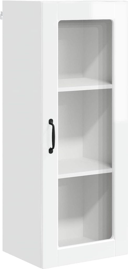 vidaXL Küchenschrank Hochglanz Weiß 40 x 31 x 100 cm Holzwerkstoff