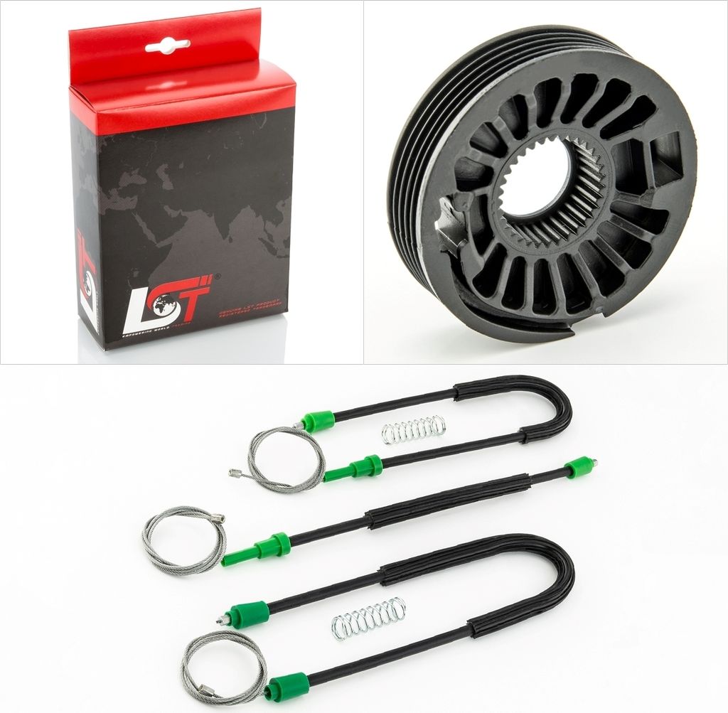 Fensterheber Reparatursatz Seilzug Rolle Vorne Links / Rechts Für Seat Leon 1M1