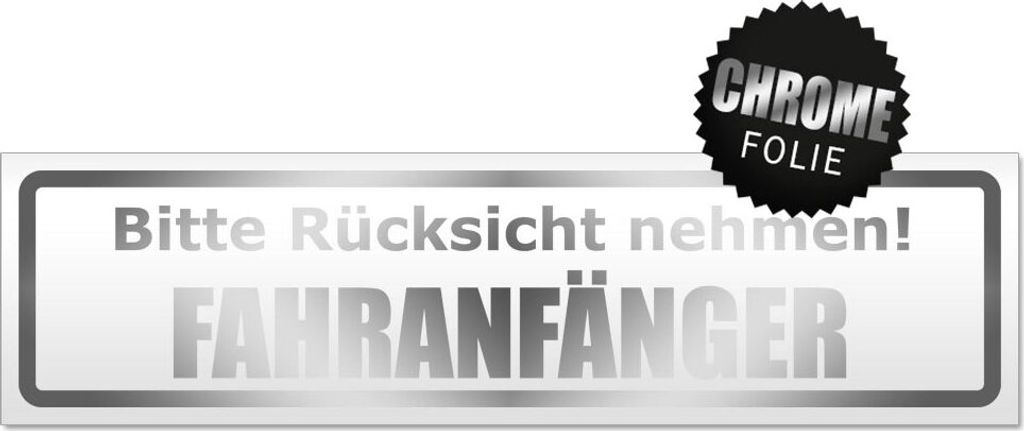 Bitte Rücksicht nehmen. Fahranfänger Magnetschild Schild magnetisch