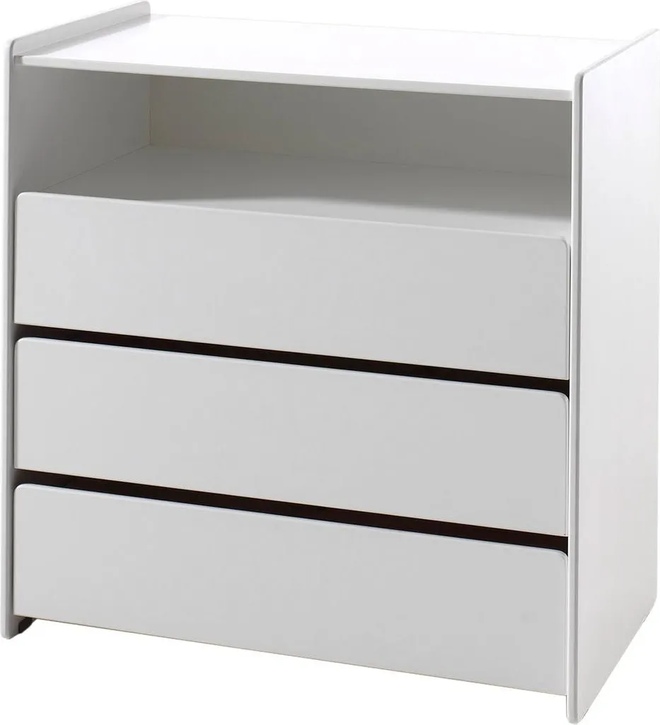 Commode de chambre enfant FURNLUX Kiddy - Organisez tout en blanc