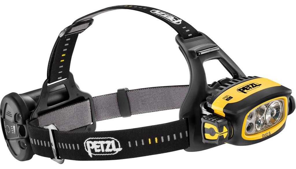 Petzl DUO S - Stirnlampe - LED - Schwarz/Gelb