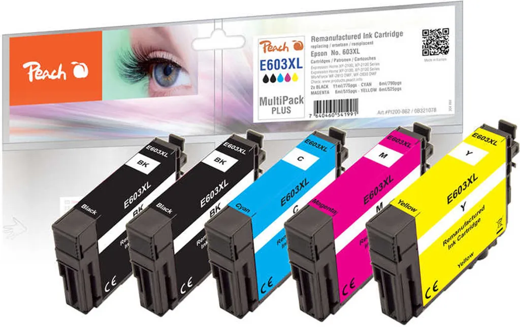 Pack de 4 Cartouches d'encre compatibles Epson 603 XL pour Imprimantes XP