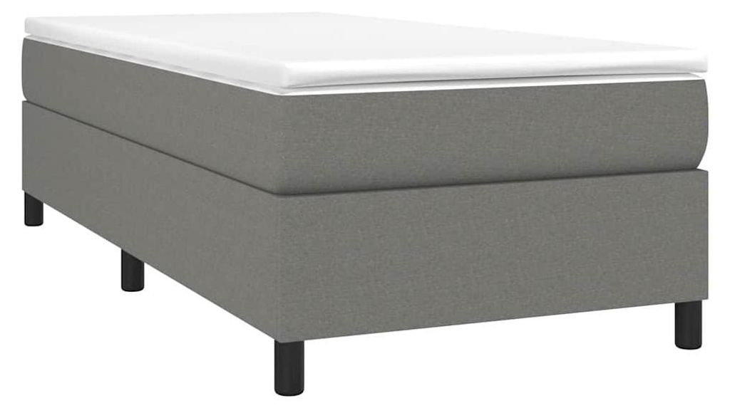 vidaXL Boxspringbettgestell Dunkelgrau 80x200 cm Stoff Produktbild 
