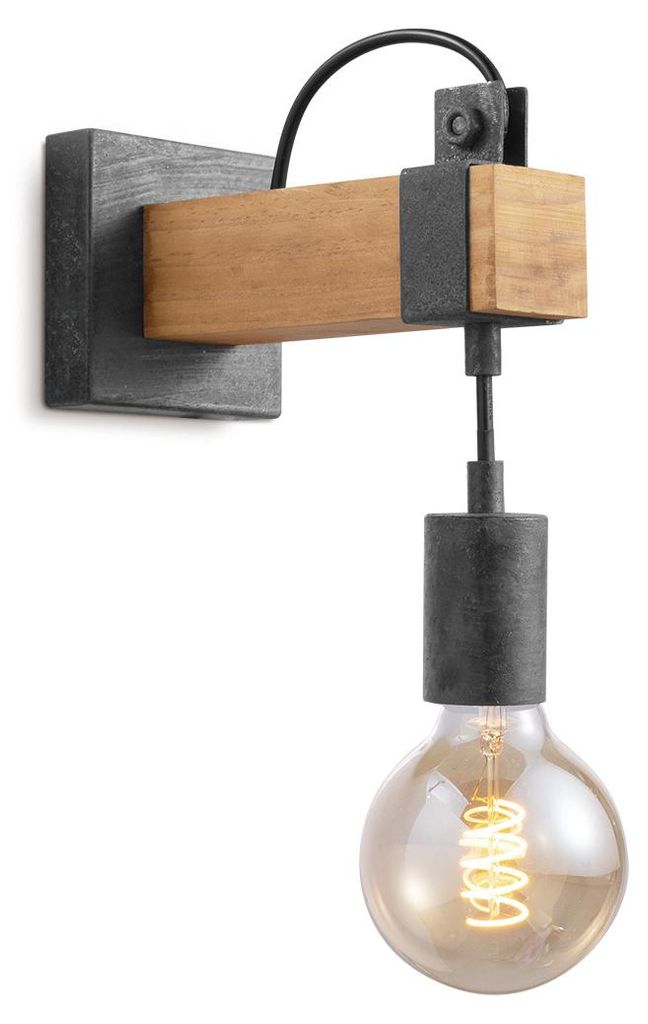 Home Sweet Home Vintage Wandlampe Denton | 10/20/23cm | antraciet E27