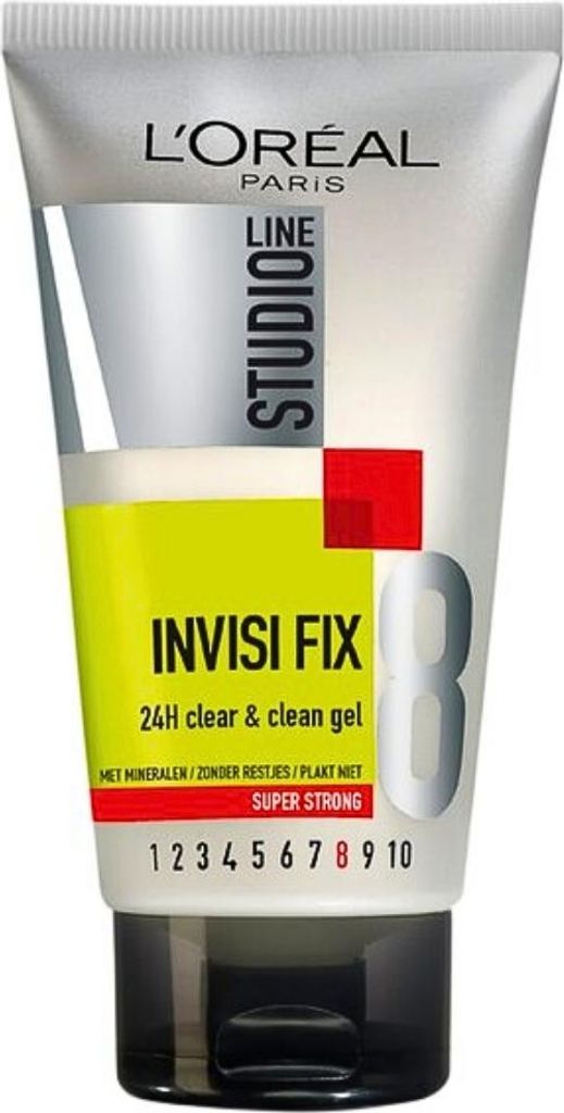 L'Oréal Studio Line Invisi Fix 24H Clear & Clean Gel Super Strong 150 ml - 1 Stück