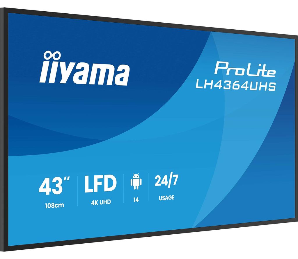 43" 3840x2160, UHD VA DLED panel, Haze 25% 500cd/m², Produktbild 