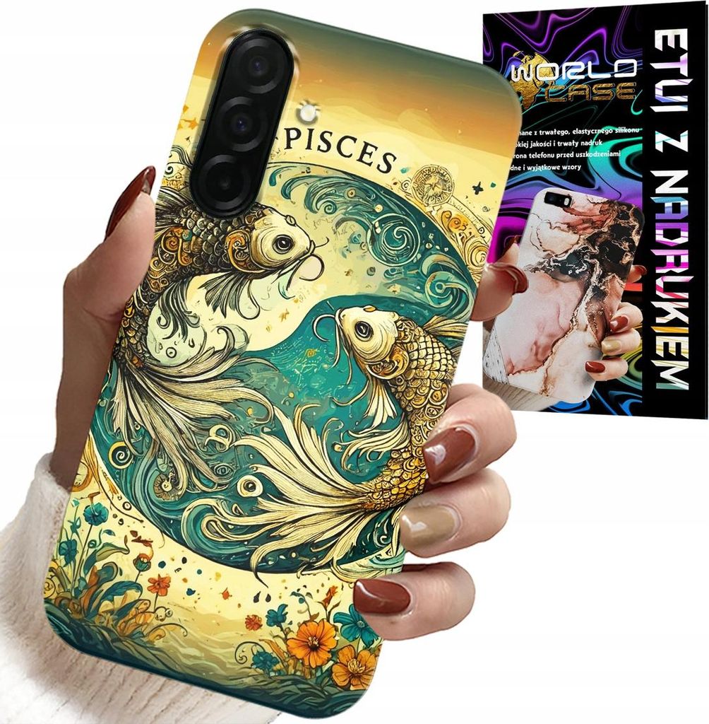 Hülle Für Samsung Galaxy A36 5G - Sternzeichen, Fische Astronomie + Folie