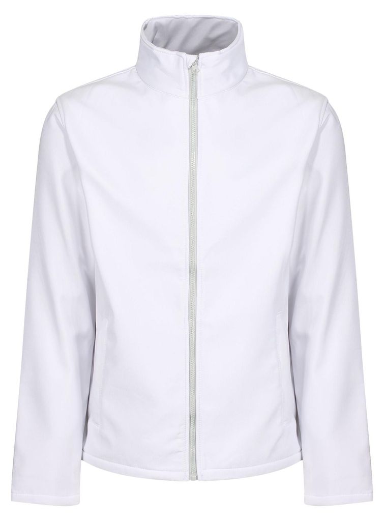 Regatta Herren Softshell-Jacke Ablaze, bedruckbar RG3560 (XL) (Weiß/Hellgrau)