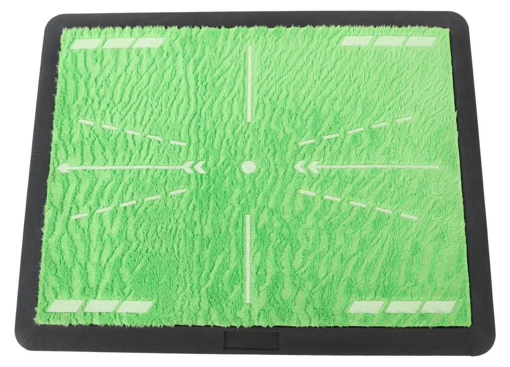 Tapis de golf antidérapant avec surface de frappe pour intérieur 60cm