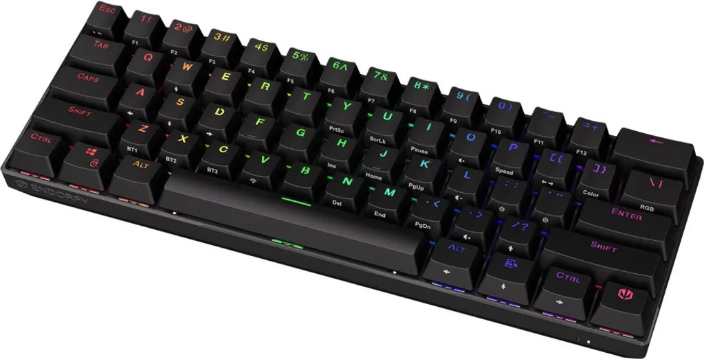 Clavier Mécanique 60% Sans Fil ENDORFY Thock Compact ARGB Switchs Marron - 2