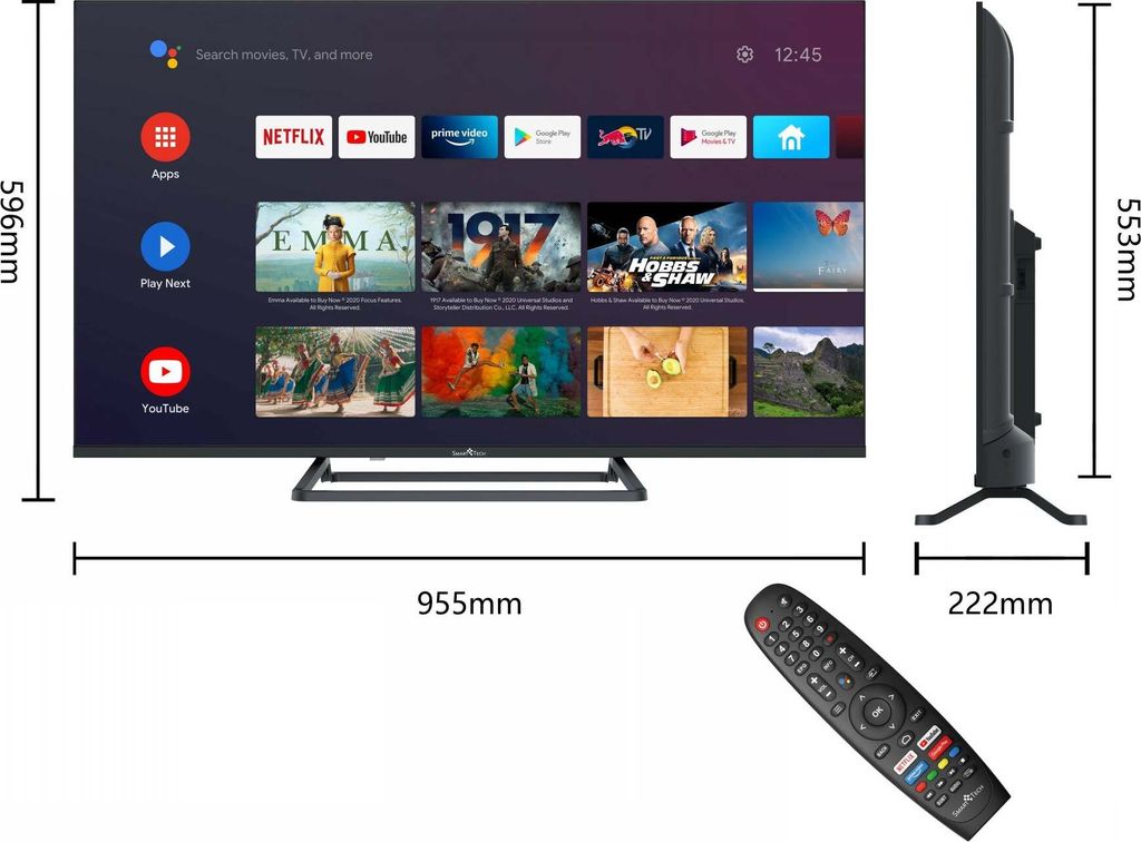 Telewizor SmartTech 43FA10V3 Zdjęcie produktu 3