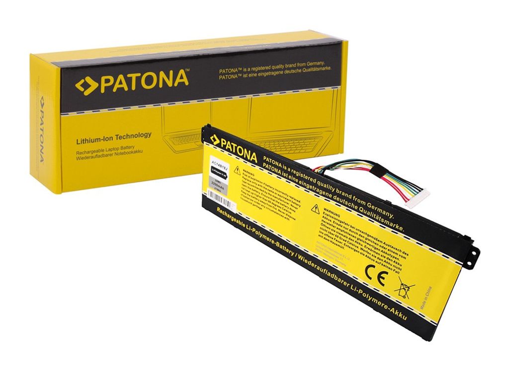 PATONA Akku für Acer AC14B18J Aspire E3-111 E3-112 E3-112M ES1-511 ES1-512 4ICP