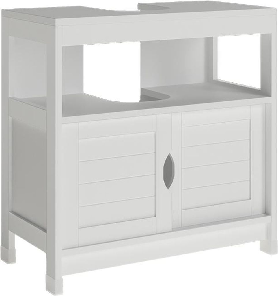 Vicco Waschbeckenunterschrank Vilda, 60 x 60 cm, Weiß