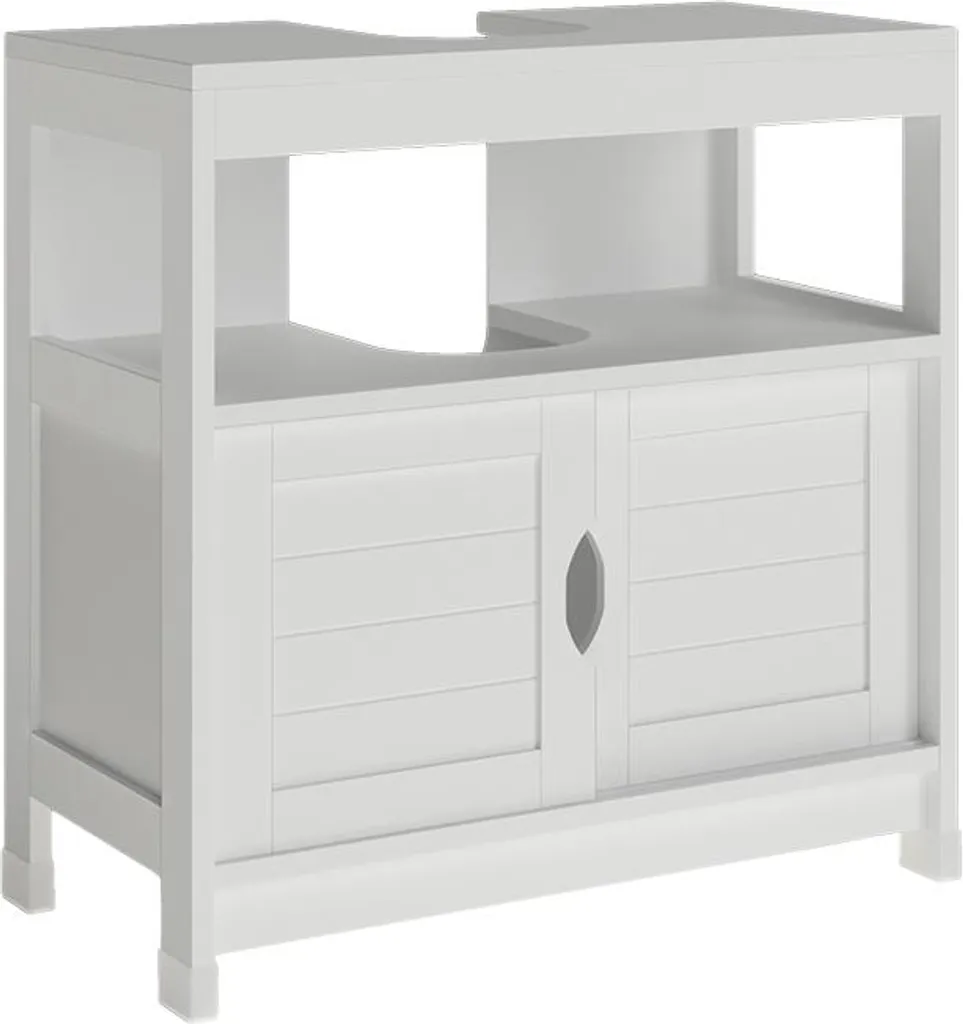 Mobile Sottolavabo Vicco Vilda 60x60 Bianco - Arredo Bagno Economico - 1