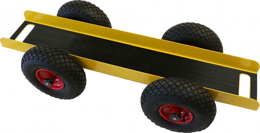 Ravendo Plattenroller TW 300-4W – Ladefläche 175x980 mm – 300 kg Tragkraft – Maxami