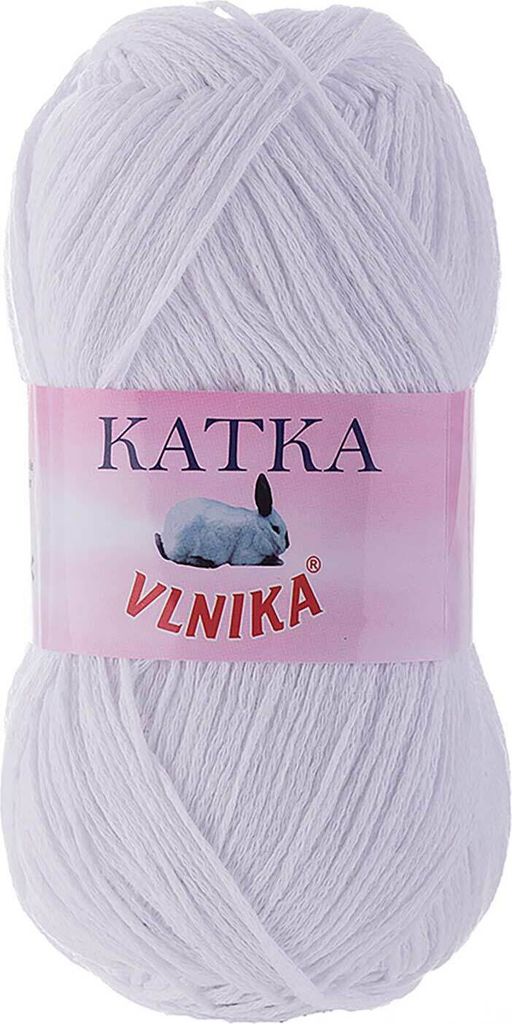 100g Strickgarn Katka Unifarben 80% Baumwolle Sommergarn Häkelgarn Strickwolle