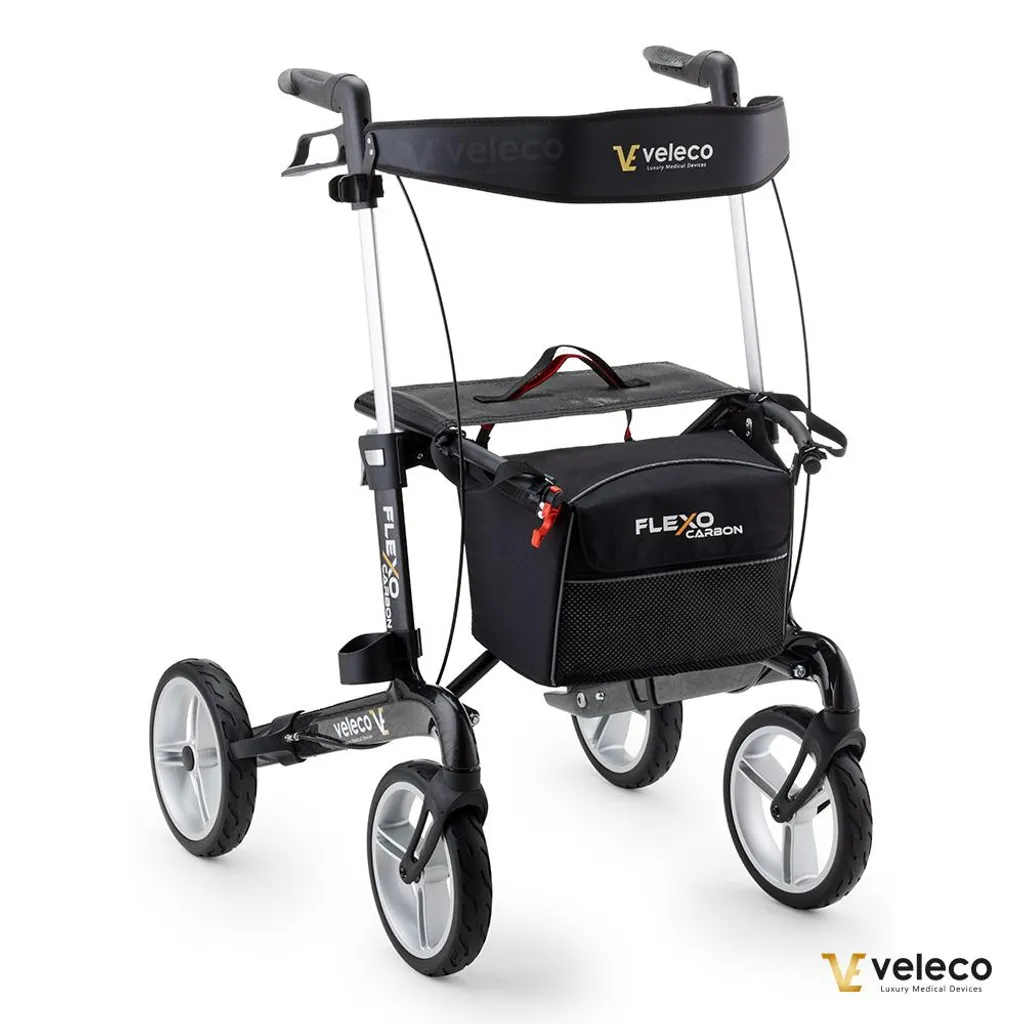Déambulateur anti-chute Veleco FLEXO, rollator sécurisé pour senior - 6
