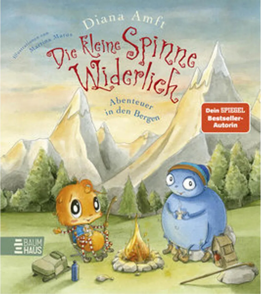 Album illustré enfant La petite araignée dégoûtante : Tome 10 Montagne