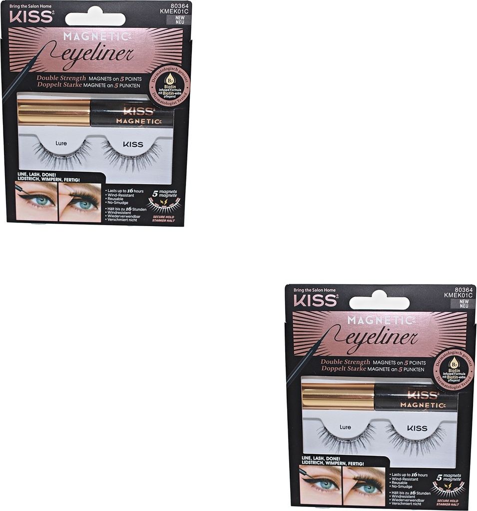 Kiss Magnetic Eyeliner & Lash Kit 01 Lure