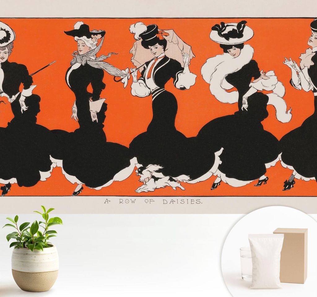 Fototapete - 104x70 cm - Tapete - Wandtapete - Wandbilder - Dekofolie - Tapete Folie - Wand - Dekoration - Wohnzimmer - Damenbekleidung