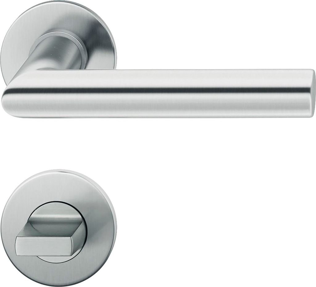 FSB Drückergarnitur 10 1076 flächenbündig WC, 38 - 42, Edelstahl