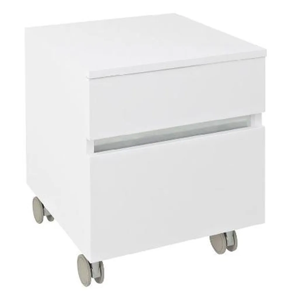 Meuble sous-vasque Sapho Avice AV063-3030 blanc 450x570x485 mm 2 tiroirs