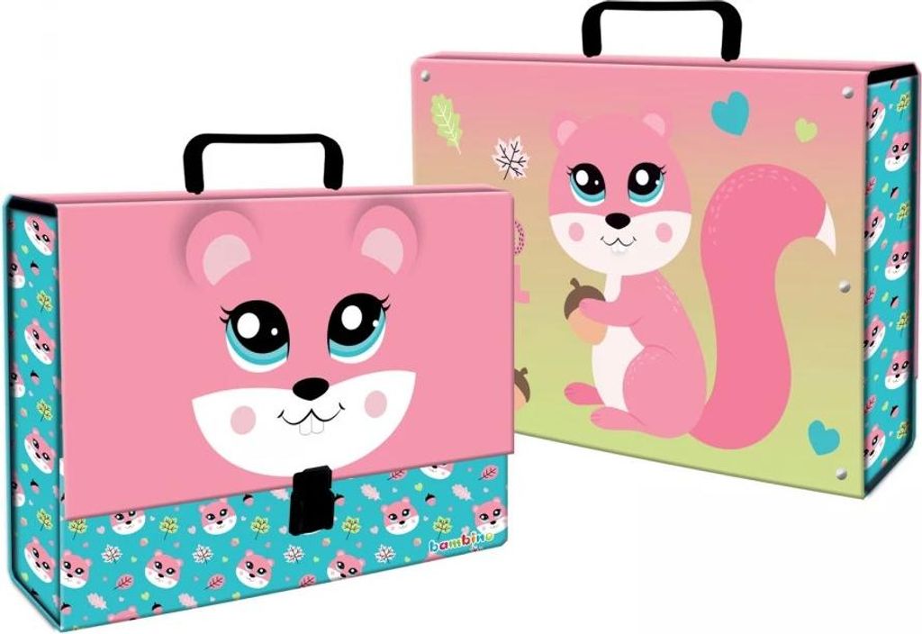 BAMBINO A4 XXL-ORDNER MIT Eichhörnchen-GRIFF