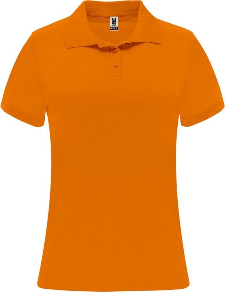 Roly - "Monzha" Poloshirt für Damen - Sport kurzärmlig PF4250 (L) (Fluoreszierendes Orange)