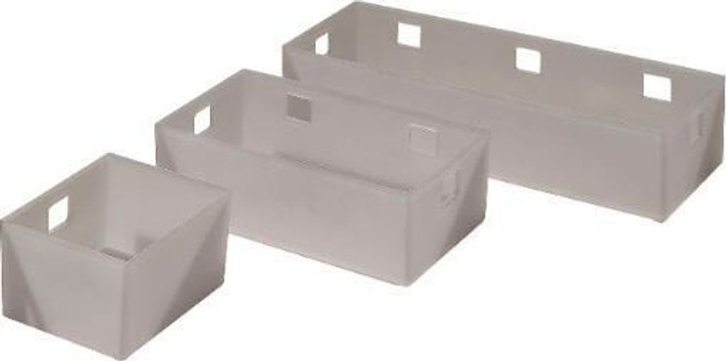 Ninka Banio Behälter 2-fach für Schubladeneinsatz, K-transluzent 164x84mm