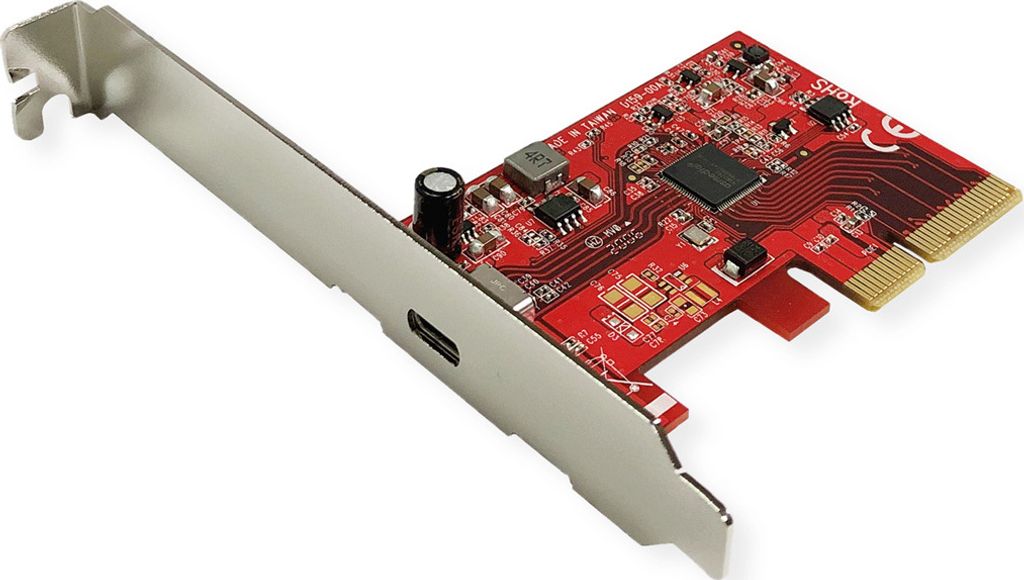 ROLINE PCI-Express-Karte, USB 3.2 Gen 2x2, 1 Port Typ C