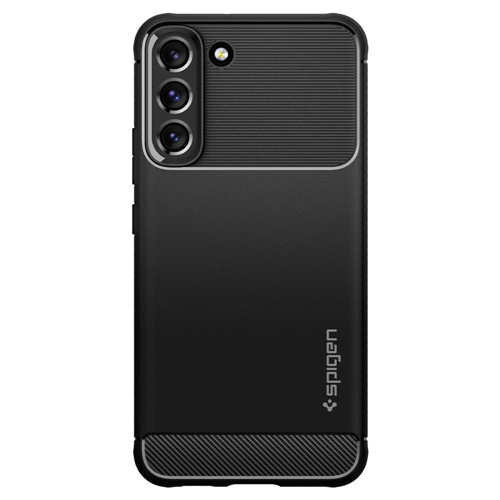 Spigen RUGGED ARMOR GALAXY S22 MATTSCHWARZ Handyhülle Produktbild 