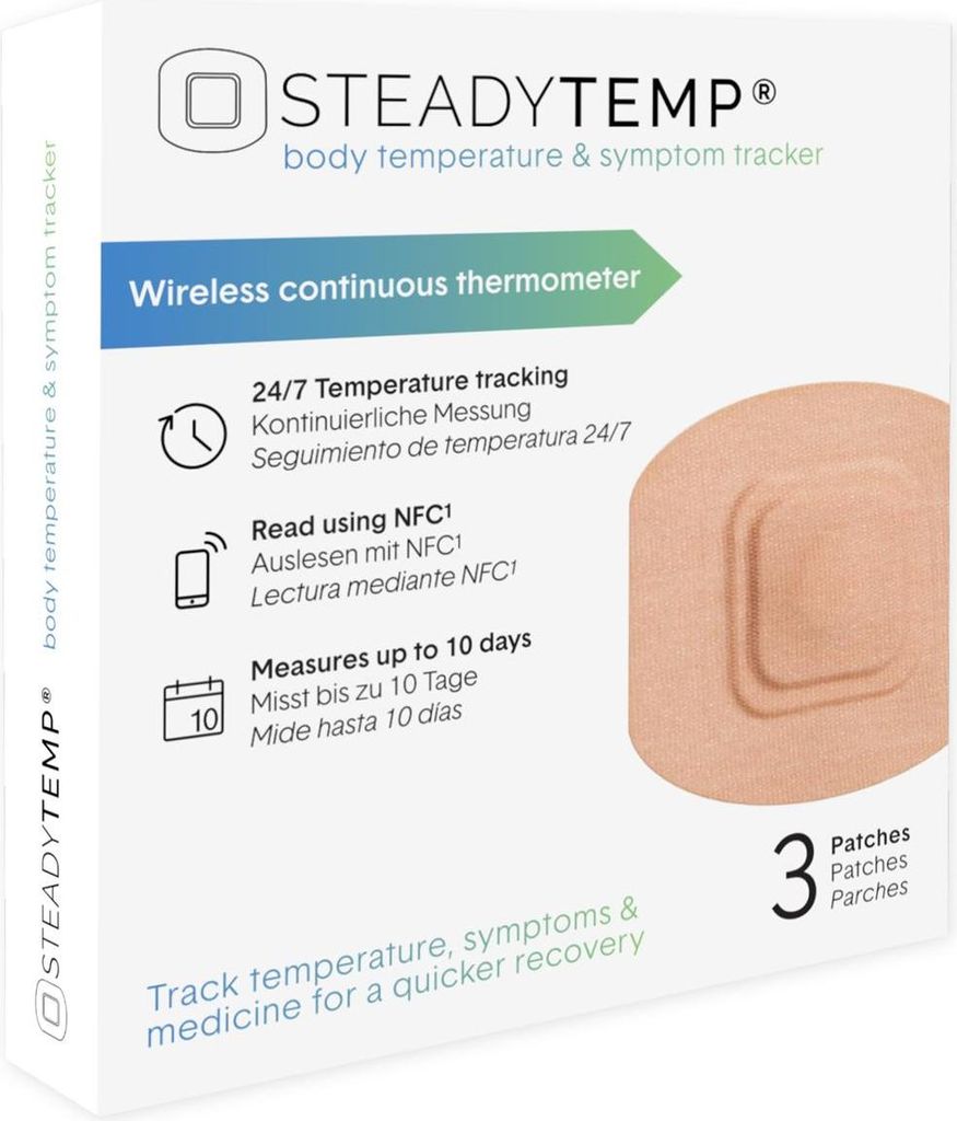 SteadyTemp® – das intelligente, smarte Fieberthermometer - Produktbild 