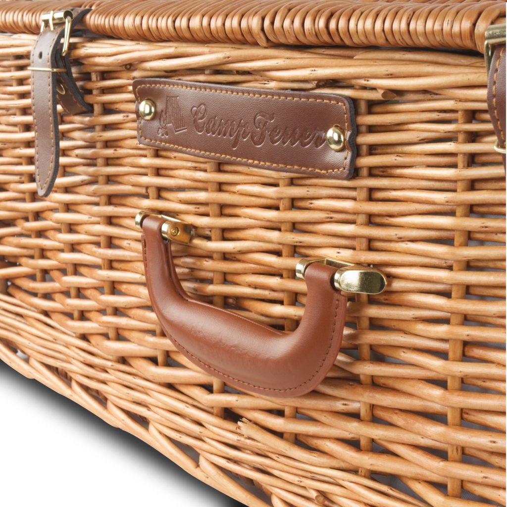 CampFeuer Picknickkorb 4 Personen mit Kühlfach und Produktbild 7