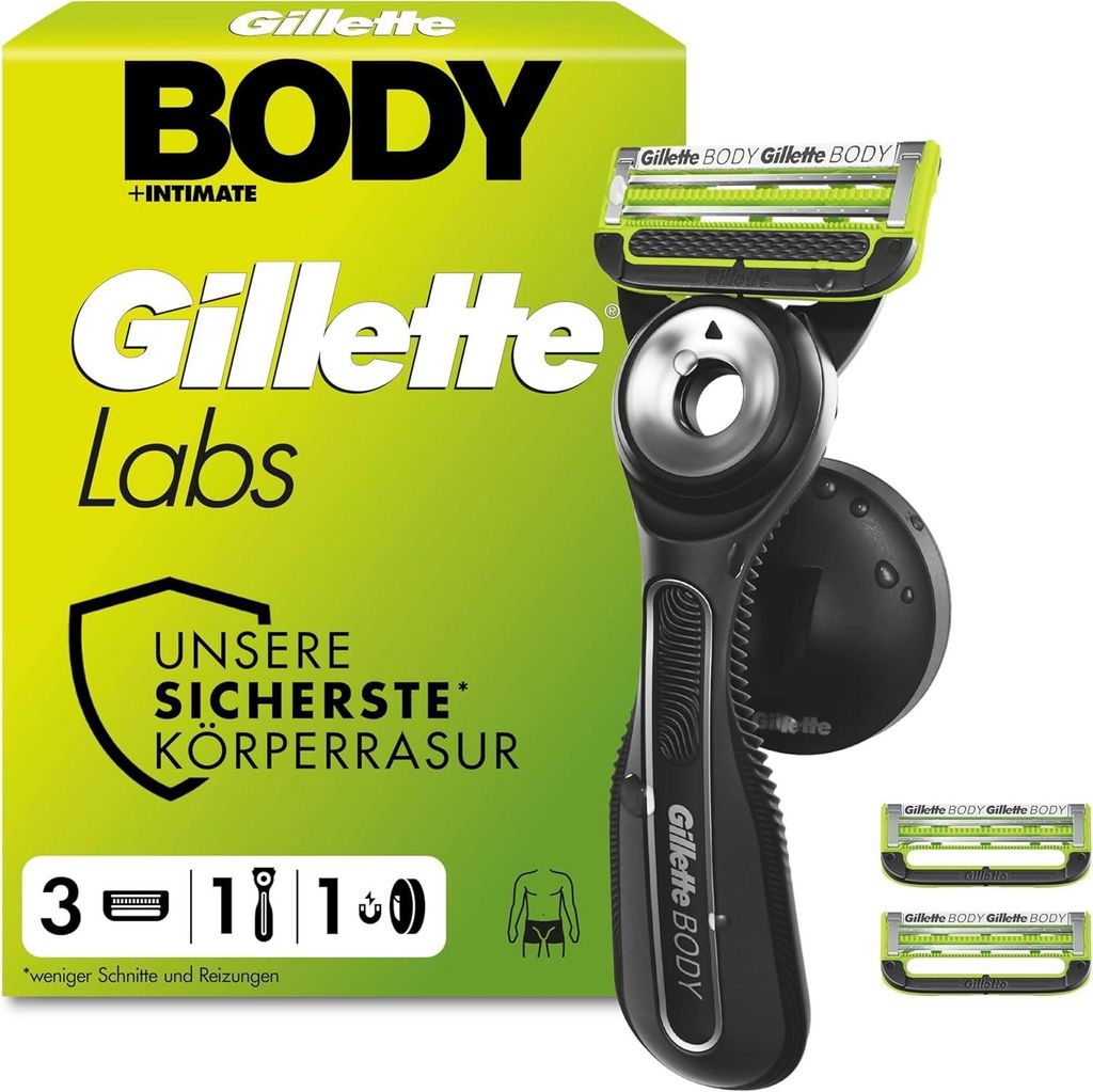 GilletteLabs Body & Intimate Rasierer Herren, Intimrasierer Produktbild 