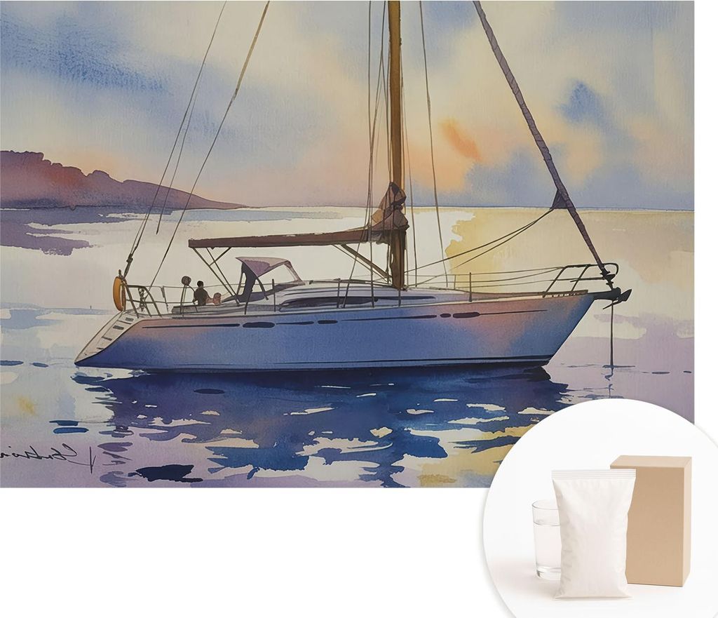 Fototapete - Wandbilder für Wohnzimmer - 208x146 cm - Dekorative Wandfolie - Modernes Design für Wanddekoration - Tapeten für Innenräume - Sege...