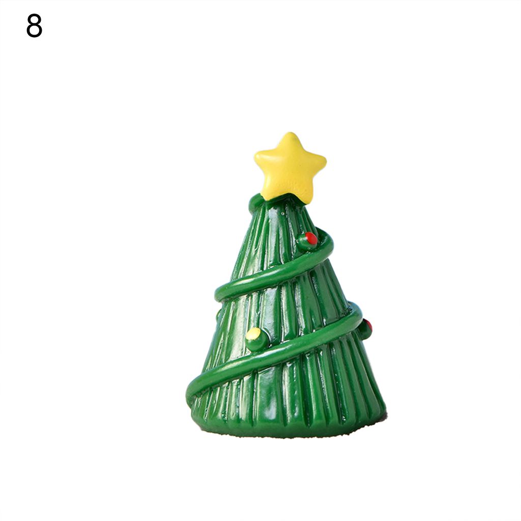 Tragbare Miniatur -Ornament Netter Harz Miniaturfee Weihnachtsdekoration für Zuhause-8