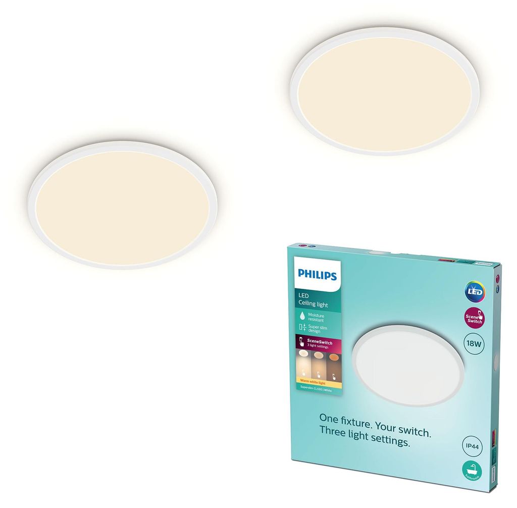 Philips Superslim CL550 SS RD 18 W 27 K W WVIP4406 Obrázok produktu 